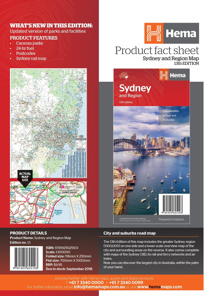Sydney & Region Map (13th Edition)