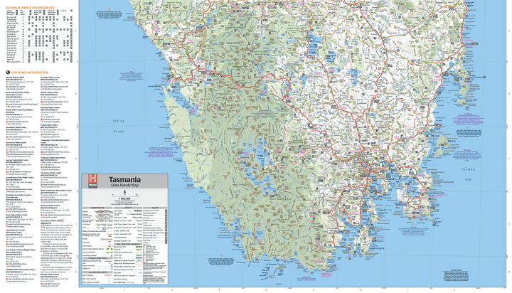 Tasmania Handy Map (11th Edition)