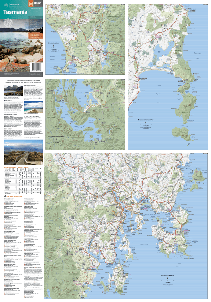 Tasmania State Map (4th Edition)