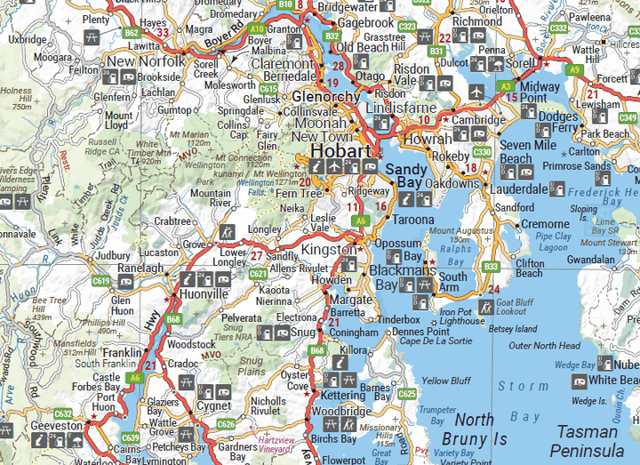 Tasmania State Map (4th Edition)