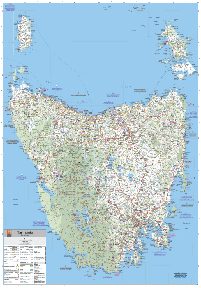 Tasmania State Map (4th Edition)
