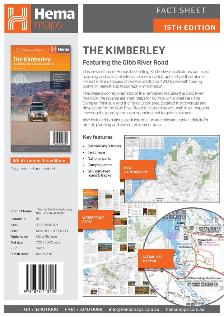 The Kimberley Map (15th Edition)