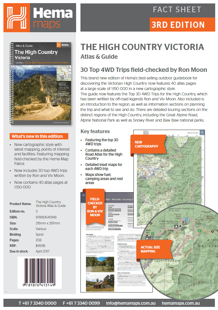 The Victorian High Country Atlas & Guide (3th Edition)