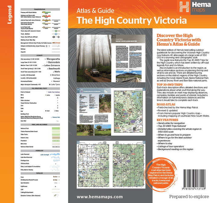 The Victorian High Country Atlas & Guide (3th Edition)