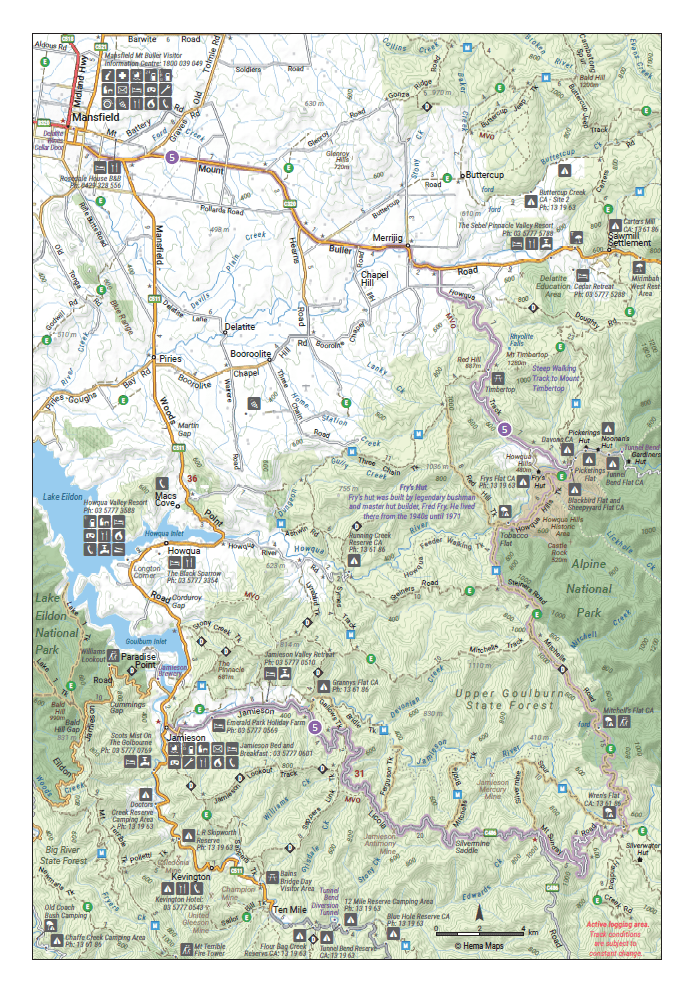 The Victorian High Country Atlas & Guide (3th Edition)