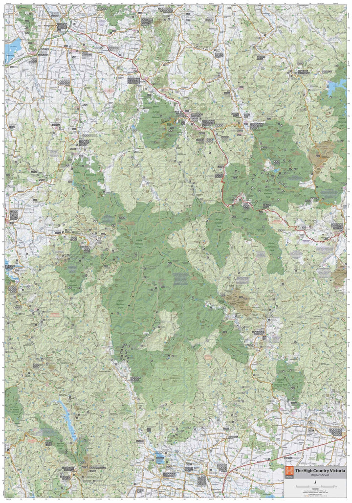 The Victorian High Country Map (9th Edition)