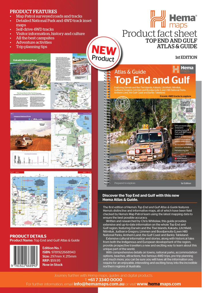 Top End And Gulf Atlas & Guide (1st Edition)