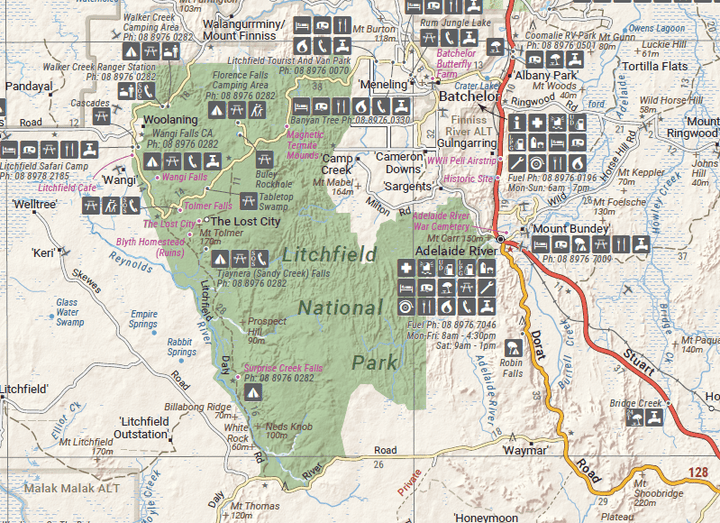 Top End and Gulf Map - featuring Kakadu NP (7th Edition)