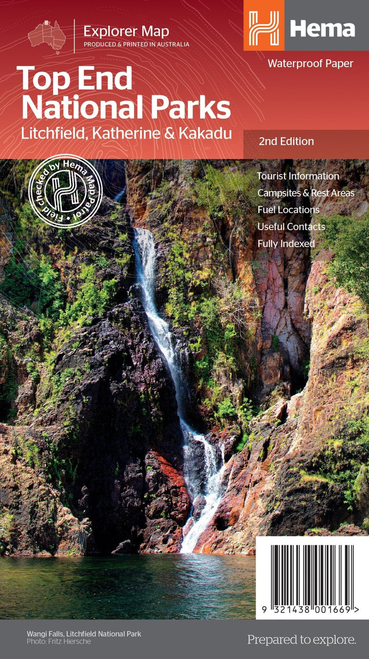 Top End National Parks Map: Litchfield, Katherine & Kakadu (2nd Edition)