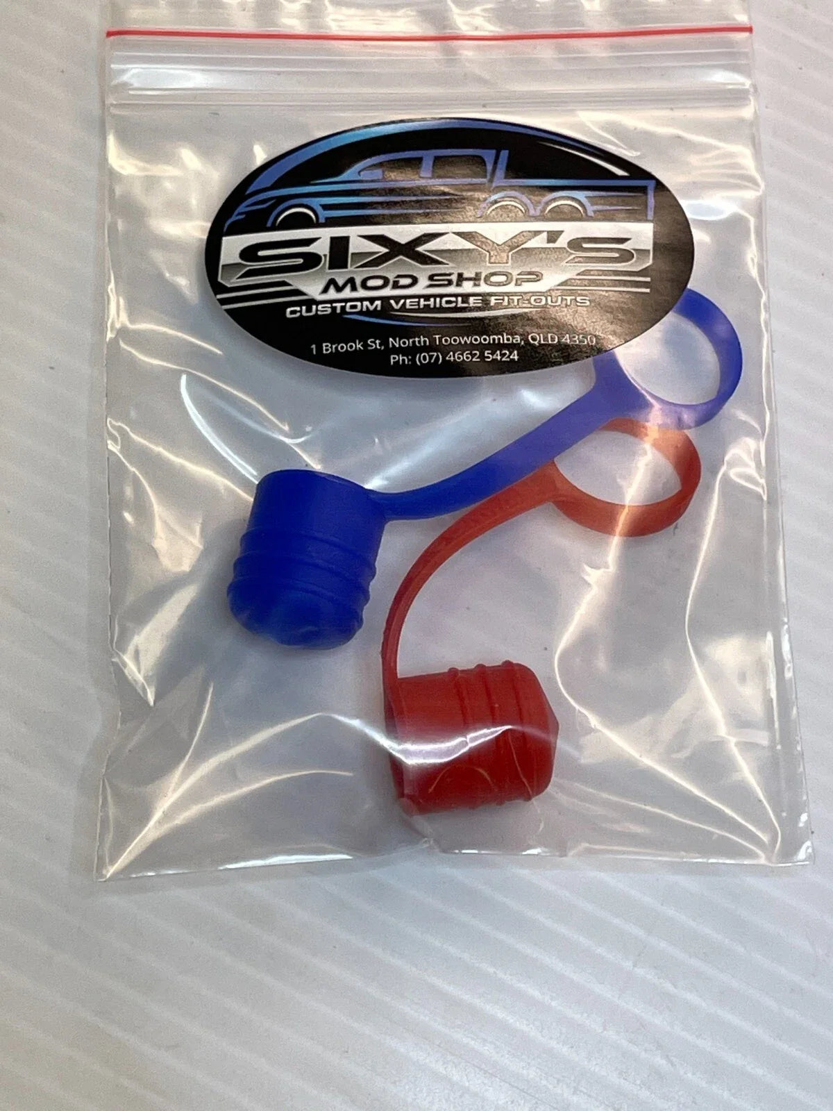 Silcone Bug Caps for Taps & hose joiners, caravans, campers - Red & Blue
