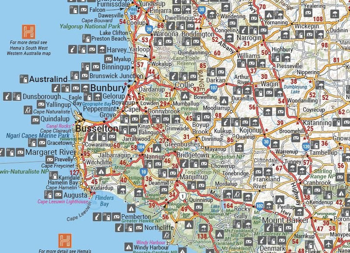 Western Australia Handy Map (13th Edition)