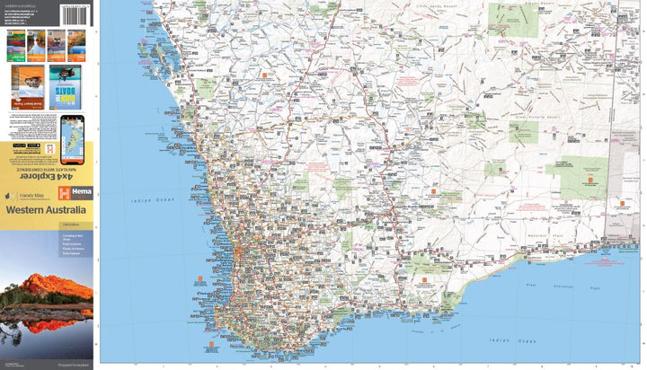 Western Australia Handy Map (13th Edition)