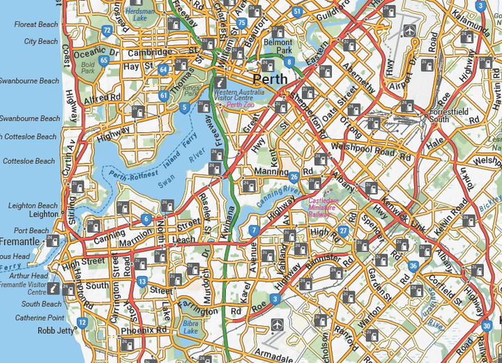 Western Australia State Map (11th Edition)