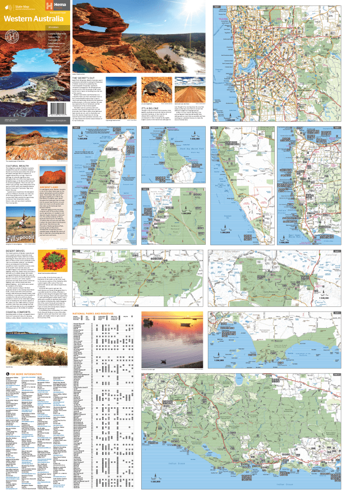 Western Australia State Map (11th Edition)
