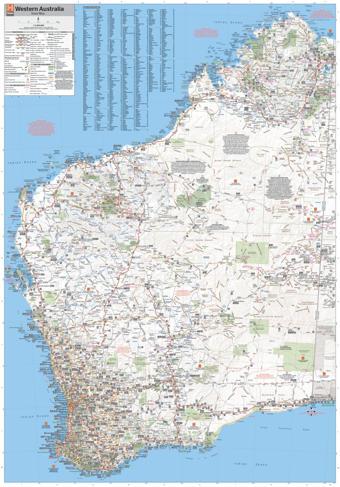 Western Australia State Map (11th Edition)