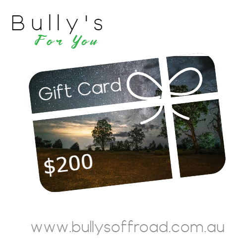 Bullys Offroad and 4wd Gift Card