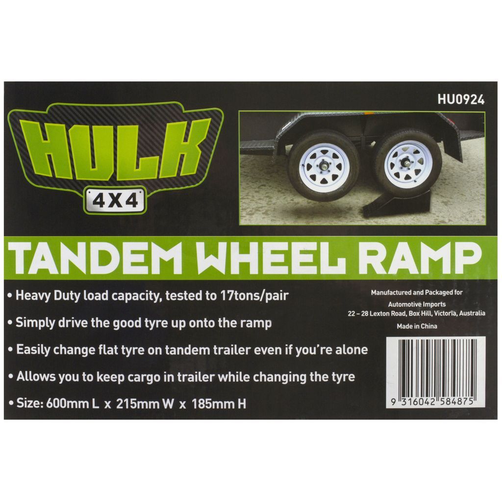 Tandem Wheel Change Ramps (2Pk)