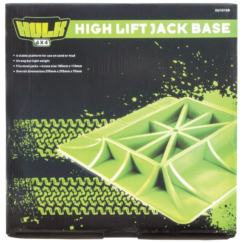 High Lift Jack Base - Green