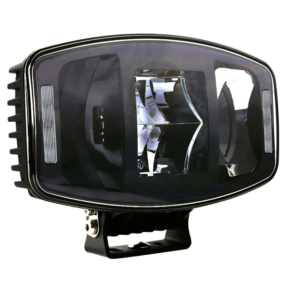 9.7" Slimline Rectangle Led Driving Light With Front Indicator And Position Lamp