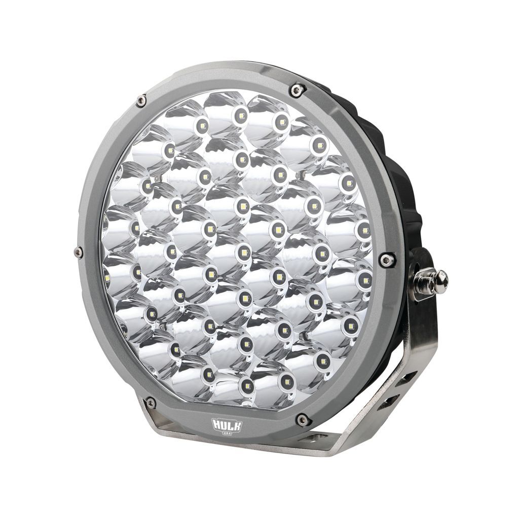 9" Round Led Driving Lamp - Silver Bezel