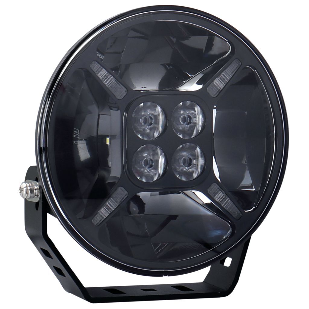 7" Round Led Driving Lamp Black