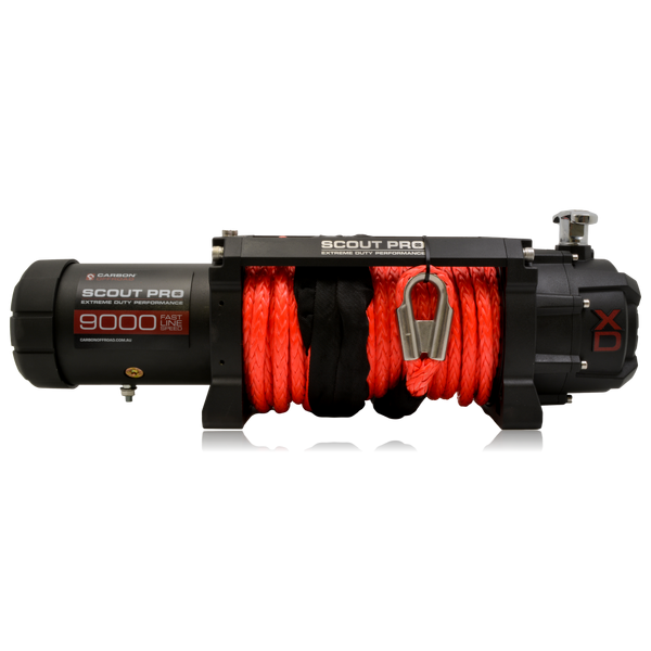 Carbon Scout Pro 9.0 Extreme Duty 9000lb Ultra High Speed Electric Winch