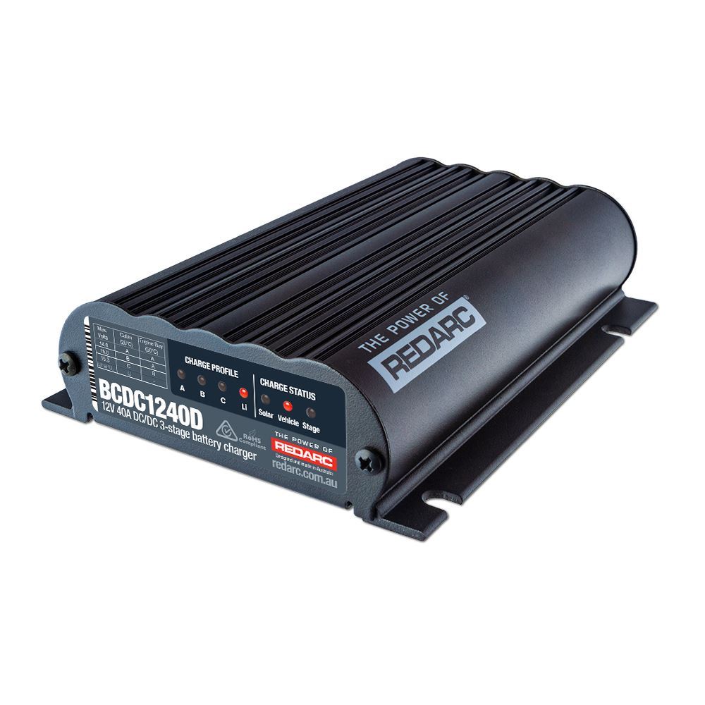DUAL INPUT 40A IN-VEHICLE DC BATTERY CHARGER REDARC